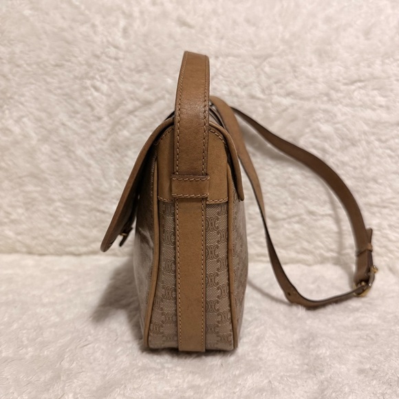 CELINE Macadam Vintage Shoulder Crossbody Bag Adjustable Strap - Picture 3 of 16